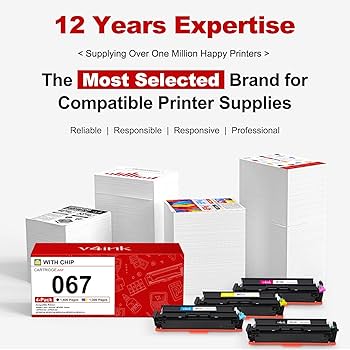 Amazon.com: 067 Toner Cartridge Set 4 Pack Compatible